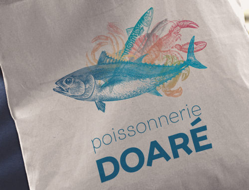 Réalisation du logo de la poissonnerie Doaré