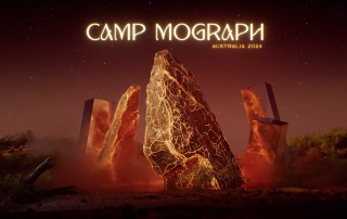 CampMograph-2024-Creative-3-days-retreat-for-14-3D-animation-champions-about-Asutralias-fauna-flora-and-geological-formations-Title